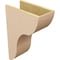 Ekena Millwork 8"W x 16"D x 24"H Classic Carmel Rough Cedar Woodgrain TimberThane Corbel, Primed Tan CORUR08X16X24CARRCPR - alternate 2